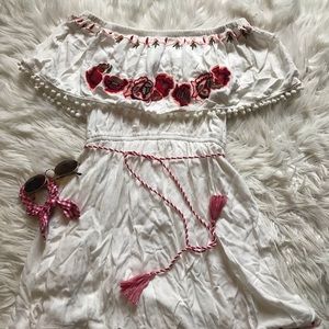 SPRING FLORAL MINI DRESS